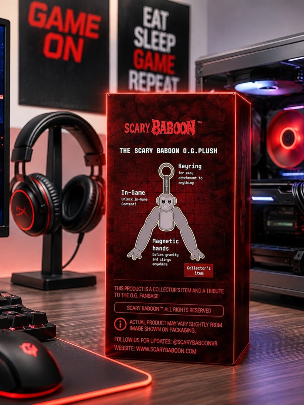Scary Baboon O.G. - Black & Red - Picture 3 of 4